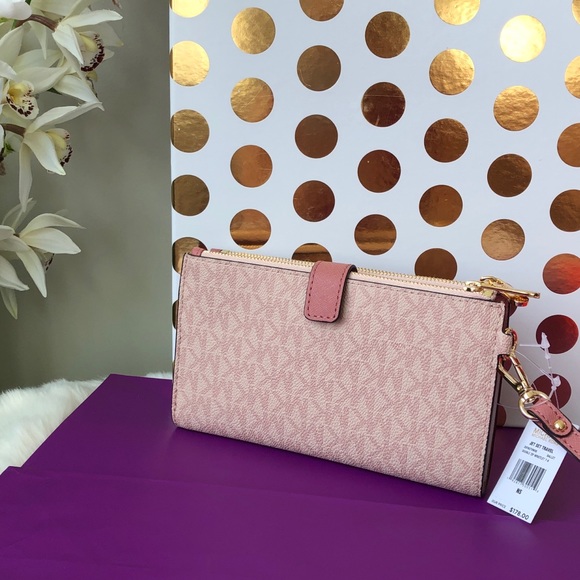 🌹Michael Kors Jet Set Travel Double Zipper Ballet - Picture 3 of 8